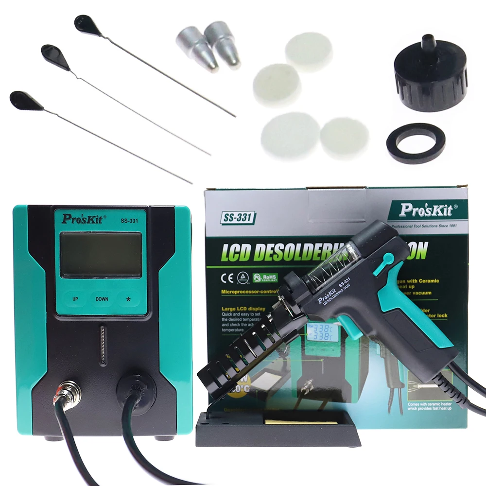 SS-331 LCD Digital Electric De - Desoldering Gun Vacuum Electric review and price