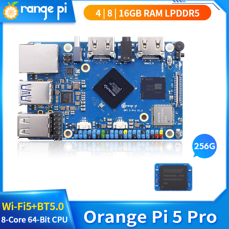 Orange Pi 5 Pro 16 8 4GB RAM L - Orange Pi 5 Plus 16Gb review and price